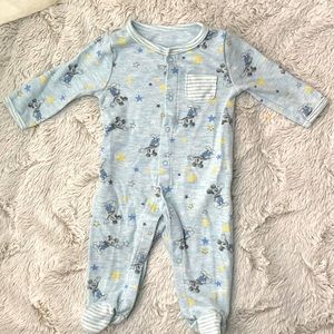 DISNEY BABY PAJAMA ONESIE 0-3 month